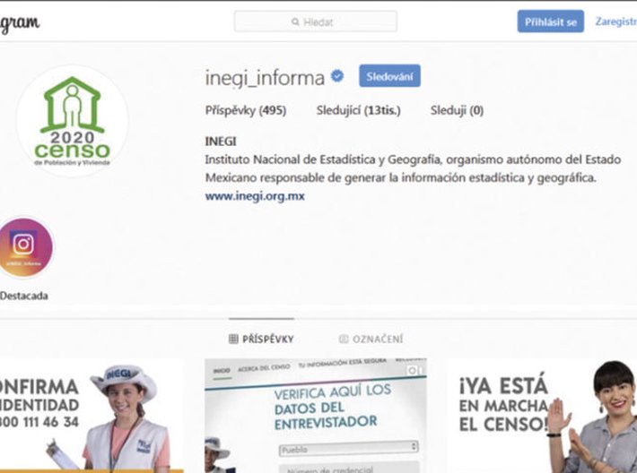Instagram: Mexican National Institute of Statistics, Geography and Information