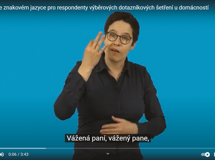 Informace ve znakovém jazyce